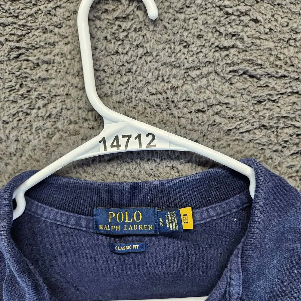 Polo Ralph Lauren Polo‎ Shirt Men Size XL Blue Classic Fit Short Sleeve